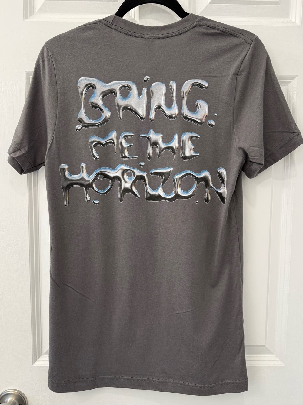 Bring Me The Horizon Liquid Chrome Asphalt T-Shirt, Size Small